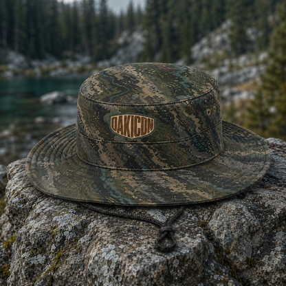 Oakicon Dark Forest Personalized Name Camo Bucket Hat, Oakicon Camo Bucket Hat