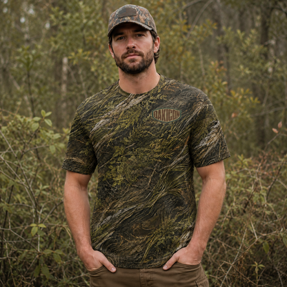 Oakicon Dark Marsh Personalized Name Camo T-Shirt, Oakicon Camo T-Shirt
