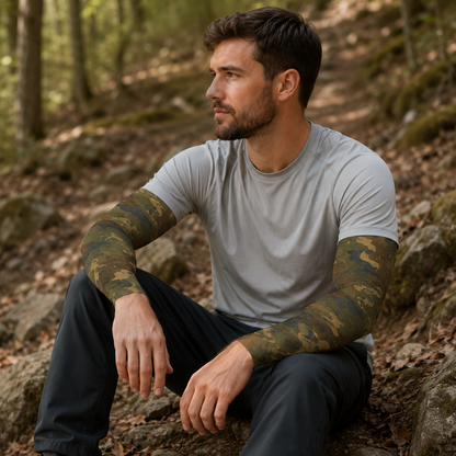 Oakicon Dark Frogskin Personalized Name Camo Temporary Sleeve, Oakicon Camo Temporary Sleeve