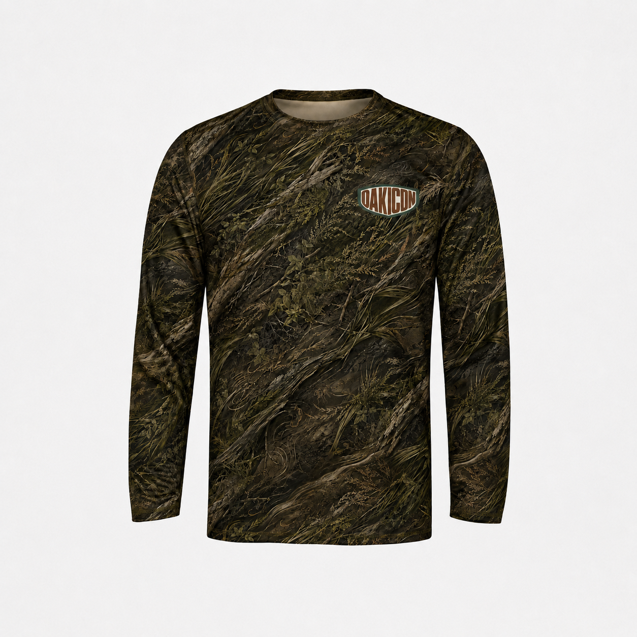 Oakicon Dark Marsh Personalized Name Camo Long-sleeve, Oakicon Camo Long-sleeve