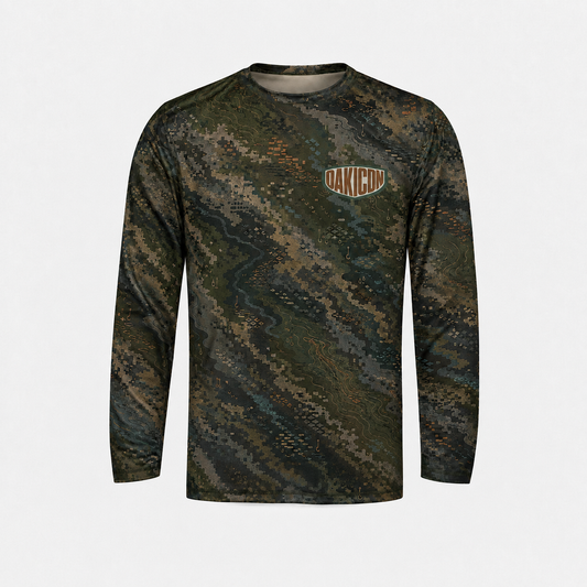 Oakicon Dark Forest Personalized Name Camo Long-sleeve, Oakicon Camo Long-sleeve