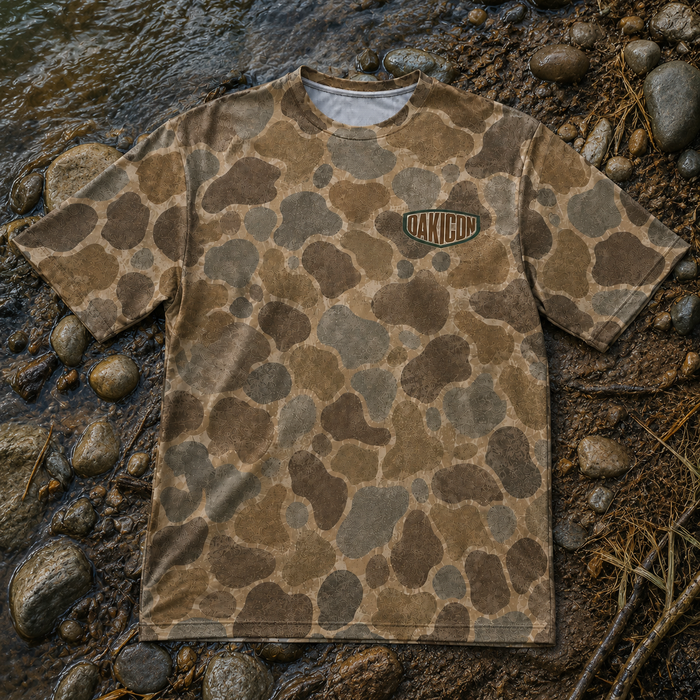 Oakicon Duck Hunter Personalized Name Camo T-Shirt, Oakicon Camo T-Shirt