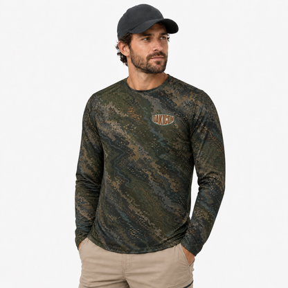 Oakicon Dark Forest Personalized Name Camo Long-sleeve, Oakicon Camo Long-sleeve