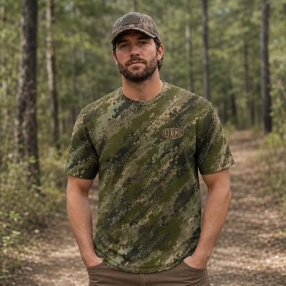 Oakicon Digital Woodland Personalized Name Camo T-Shirt, Oakicon Camo T-Shirt
