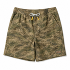 Oakicon Light Olive Brush Personalized Name Camo Swim Trunks, Oakicon Camo Swim Trunks