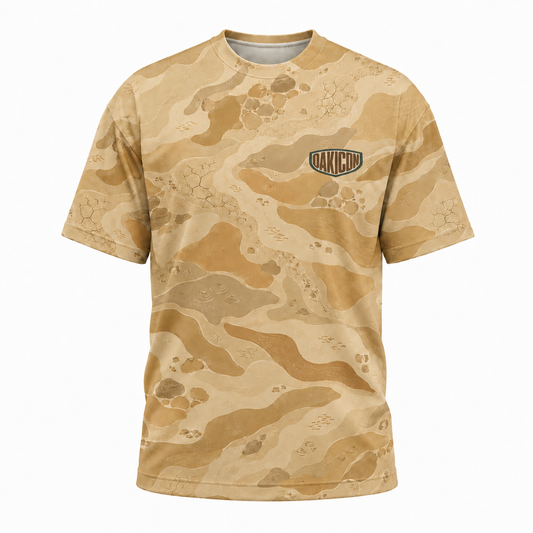 Oakicon Desert Sand Personalized Name Camo T-Shirt, Oakicon Camo T-Shirt
