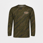 Oakicon Dark Olive Brush Personalized Name Camo Long-sleeve, Oakicon Camo Long-sleeve