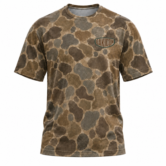 Oakicon Duck Hunter Personalized Name Camo T-Shirt, Oakicon Camo T-Shirt