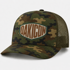 Oakicon Classic Woodland Personalized Name Camo Trucker Hat, Oakicon Camo Trucker Hat