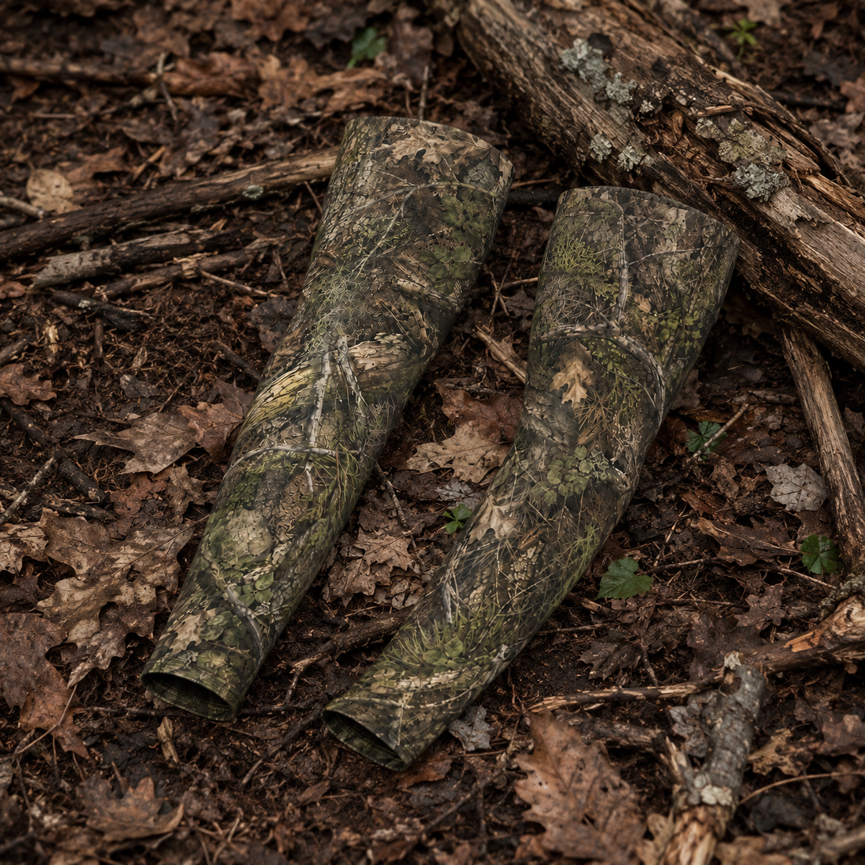 Oakicon Realistic Forest Personalized Name Camo Temporary Sleeve, Oakicon Camo Temporary Sleeve