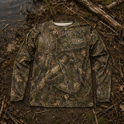 Oakicon Realistic Forest Personalized Name Camo Long-sleeve, Oakicon Camo Long-sleeve