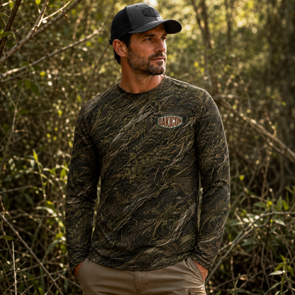 Oakicon Dark Marsh Personalized Name Camo Long-sleeve, Oakicon Camo Long-sleeve