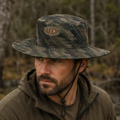 Oakicon Dark Forest Personalized Name Camo Bucket Hat, Oakicon Camo Bucket Hat