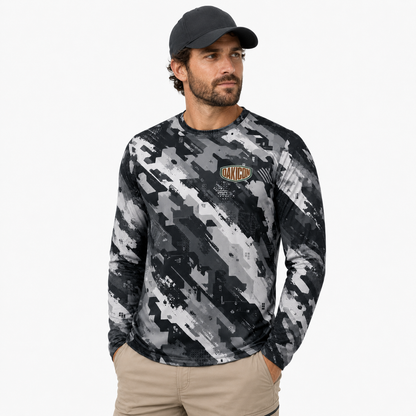 Oakicon Urban Digital Brush Personalized Name Camo Long-sleeve, Oakicon Camo Long-sleeve