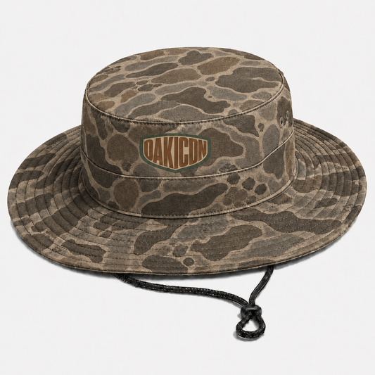 Oakicon Duck Hunter Personalized Name Camo Bucket Hat, Oakicon Camo Bucket Hat