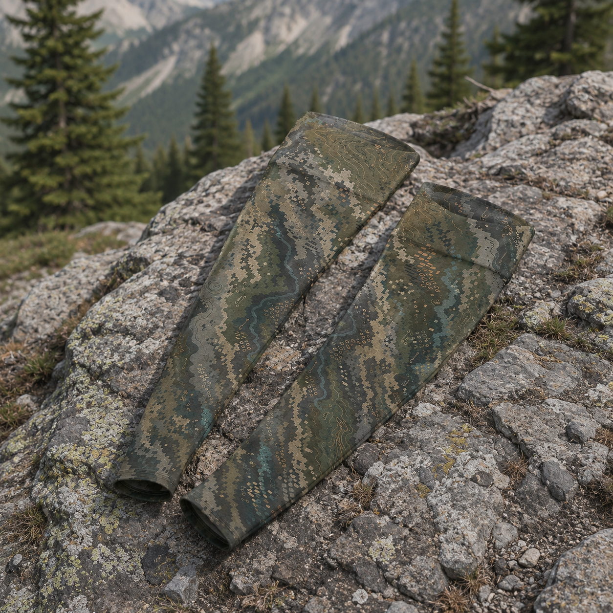 Oakicon Dark Forest Personalized Name Camo Temporary Sleeve, Oakicon Camo Temporary Sleeve
