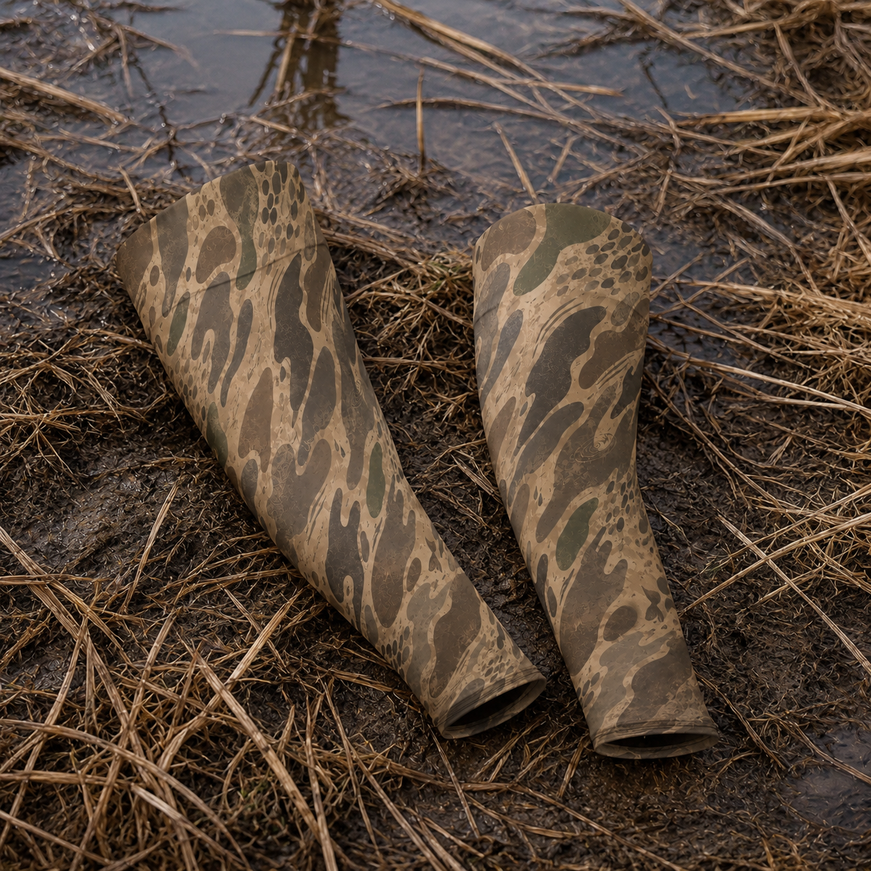 Oakicon Khaki Woodland Personalized Name Camo Temporary Sleeve, Oakicon Camo Temporary Sleeve