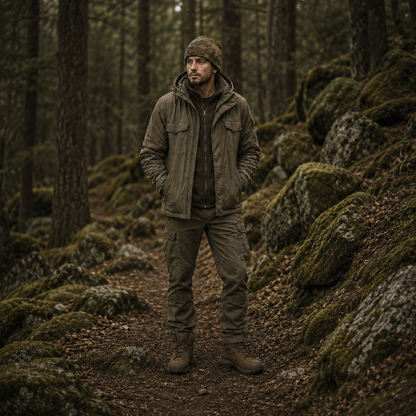 Oakicon Dark Frogskin Personalized Name Camo Cuffed Beanie, Oakicon Camo Cuffed Beanie