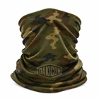 Oakicon Dark Frogskin Personalized Name Camo Neck Gaiter, Oakicon Camo Neck Gaiter