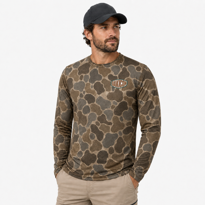 Oakicon Duck Hunter Personalized Name Camo Long-sleeve, Oakicon Camo Long-sleeve