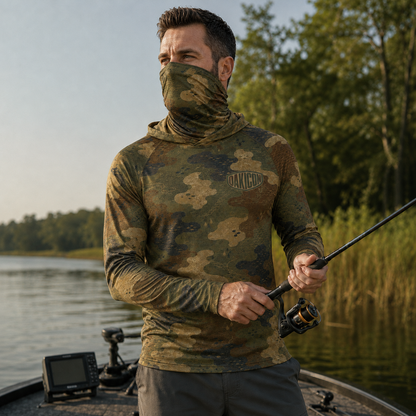 Oakicon Dark Frogskin Personalized Name Camo Hoodie Mask, Oakicon Camo Hoodie Mask