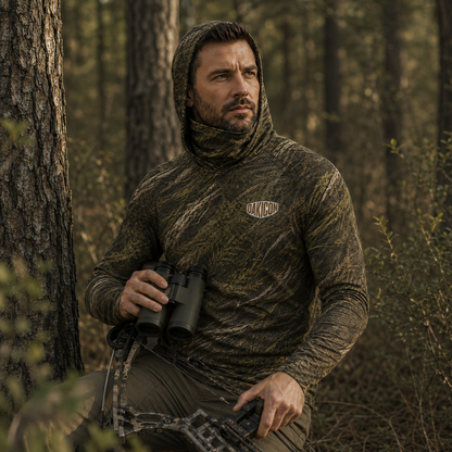 Oakicon Dark Marsh Personalized Name Camo Hoodie Mask, Oakicon Camo Hoodie Mask