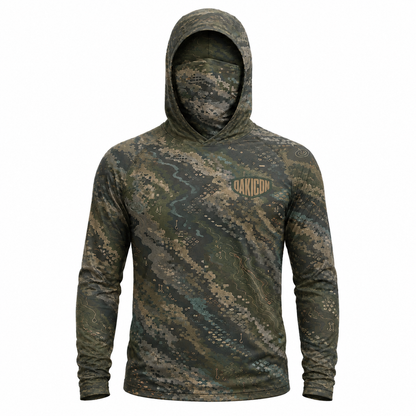Oakicon Dark Forest Personalized Name Camo Hoodie Mask, Oakicon Camo Hoodie Mask