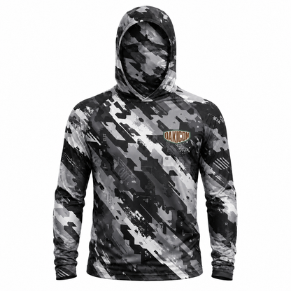 Oakicon Urban Digital Brush Personalized Name Camo Hoodie Mask, Oakicon Camo Hoodie Mask (Copy)