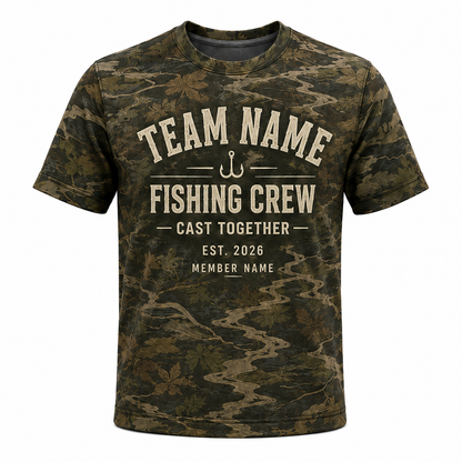 Oakicon East Texas Sweetgum Personalized Name Camo T-Shirt, Oakicon Camo T-Shirt