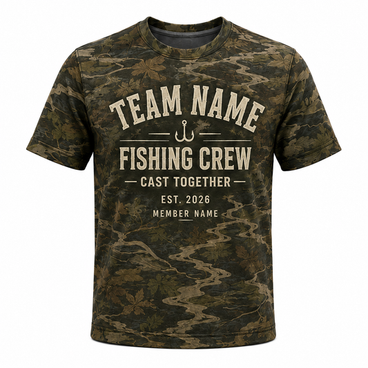 Oakicon East Texas Sweetgum Personalized Name Camo T-Shirt, Oakicon Camo T-Shirt