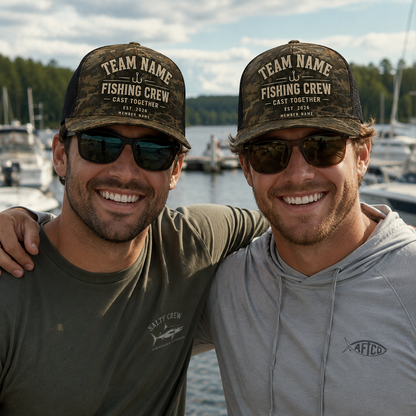 Oakicon East Texas Sweetgum Personalized Name Camo Trucker Hat, Oakicon Camo Trucker Hat