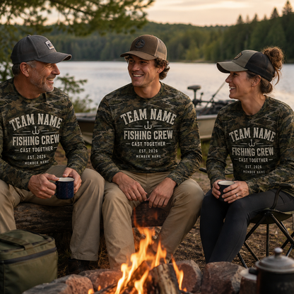 Oakicon East Texas Sweetgum Personalized Name Camo Long-sleeve, Oakicon Camo Long-sleeve
