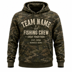 Oakicon East Texas Sweetgum Personalized Name Camo 3D Hoodie, Oakicon Camo 3D Hoodie