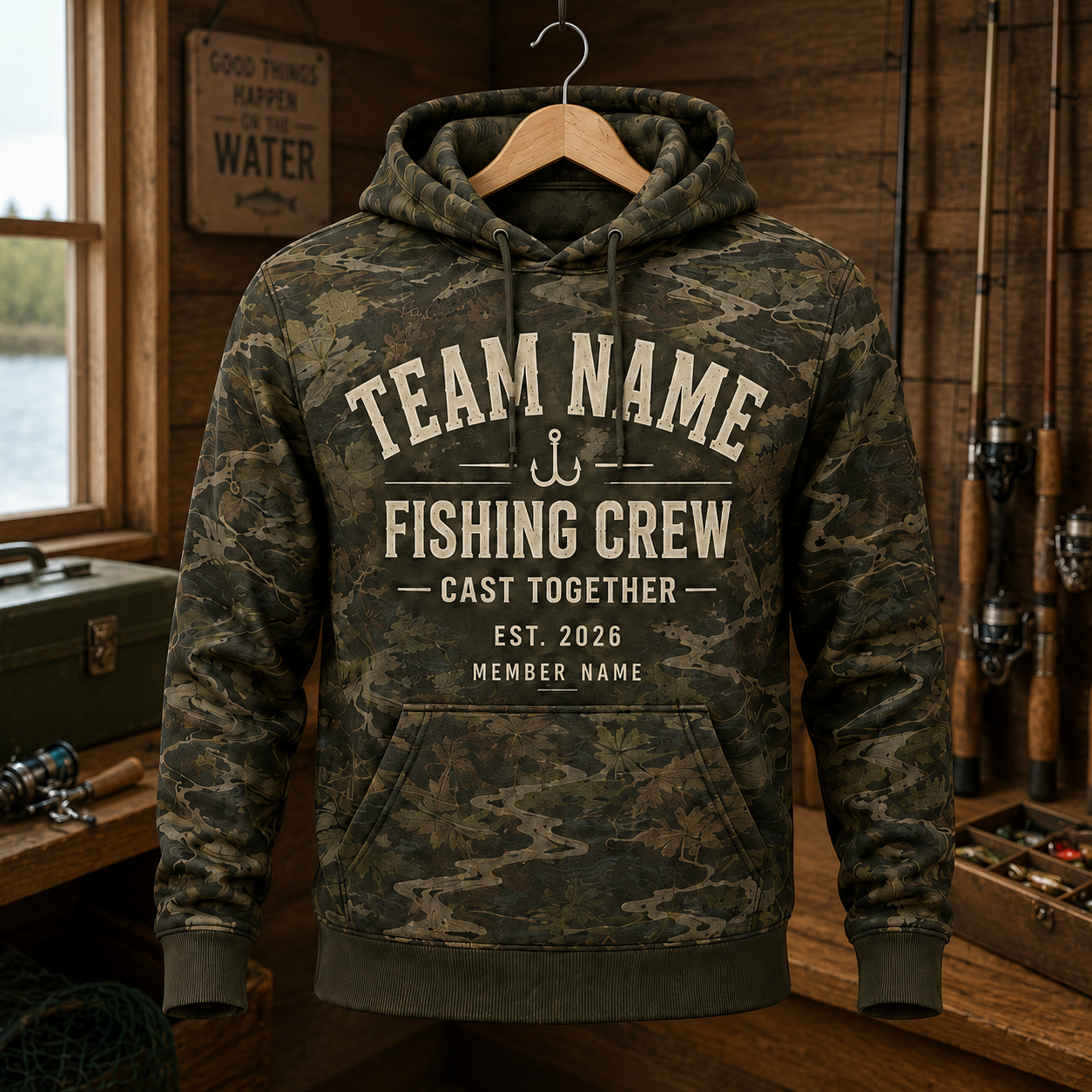 Oakicon East Texas Sweetgum Personalized Name Camo 3D Hoodie, Oakicon Camo 3D Hoodie