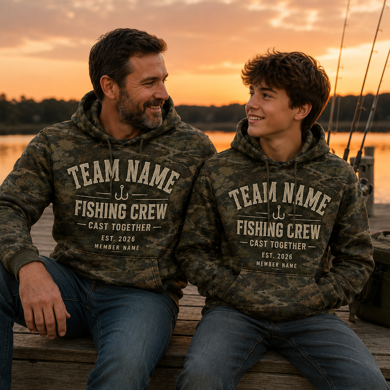 Oakicon East Texas Sweetgum Personalized Name Camo 3D Hoodie, Oakicon Camo 3D Hoodie