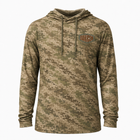 Oakicon Light Olive Brush Personalized Name Camo Performance Hoodie, Oakicon Camo Performance Hoodie