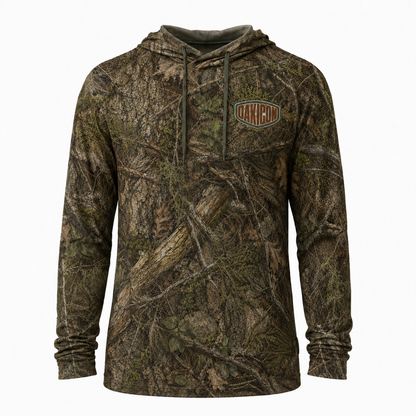 Oakicon Realistic Forest Personalized Name Camo Performance Hoodie, Oakicon Camo Performance Hoodie