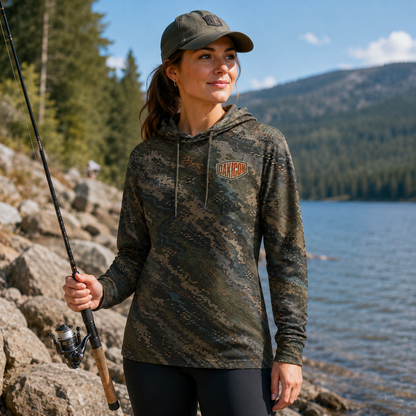 Oakicon Dark Forest Personalized Name Camo Performance Hoodie, Oakicon Camo Performance Hoodie
