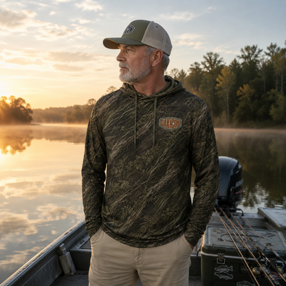 Oakicon Dark Marsh Personalized Name Camo Performance Hoodie, Oakicon Camo Performance Hoodie
