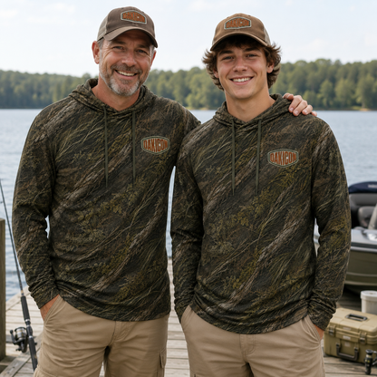 Oakicon Dark Marsh Personalized Name Camo Performance Hoodie, Oakicon Camo Performance Hoodie