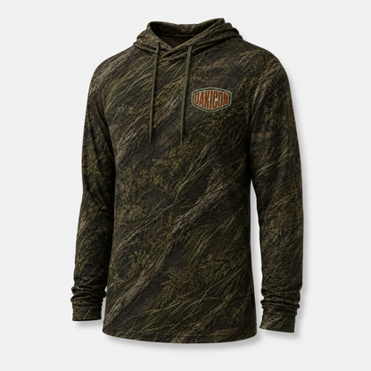 Oakicon Dark Marsh Personalized Name Camo Performance Hoodie, Oakicon Camo Performance Hoodie