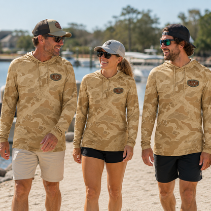 Oakicon Desert Sand Personalized Name Camo Performance Hoodie, Oakicon Camo Performance Hoodie