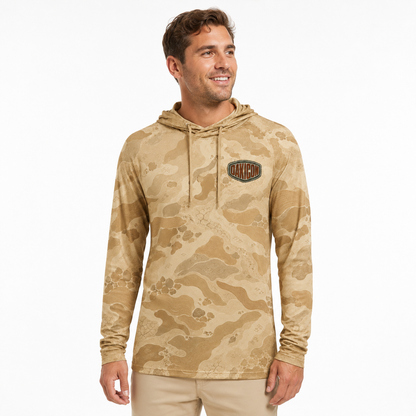 Oakicon Desert Sand Personalized Name Camo Performance Hoodie, Oakicon Camo Performance Hoodie