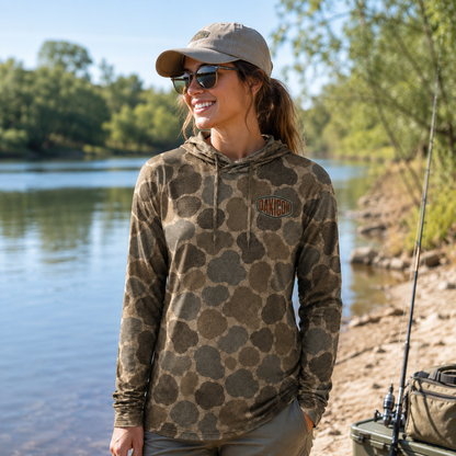 Oakicon Duck Hunter Personalized Name Camo Performance Hoodie, Oakicon Camo Performance Hoodie