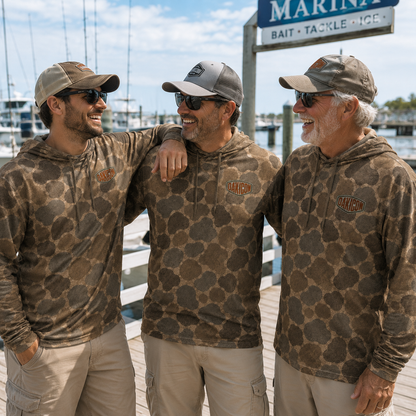 Oakicon Duck Hunter Personalized Name Camo Performance Hoodie, Oakicon Camo Performance Hoodie