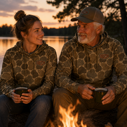 Oakicon Duck Hunter Personalized Name Camo Performance Hoodie, Oakicon Camo Performance Hoodie