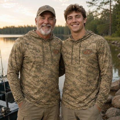 Oakicon Light Olive Brush Personalized Name Camo Performance Hoodie, Oakicon Camo Performance Hoodie