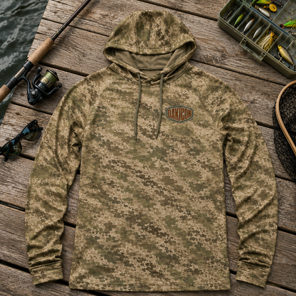 Oakicon Light Olive Brush Personalized Name Camo Performance Hoodie, Oakicon Camo Performance Hoodie