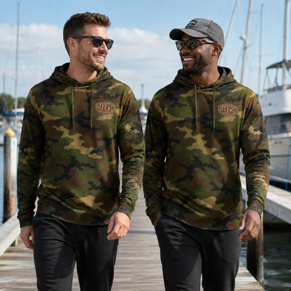 Oakicon Classic Woodland Personalized Name Camo Performance Hoodie, Oakicon Camo Performance Hoodie