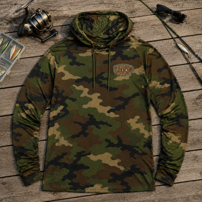 Oakicon Classic Woodland Personalized Name Camo Performance Hoodie, Oakicon Camo Performance Hoodie